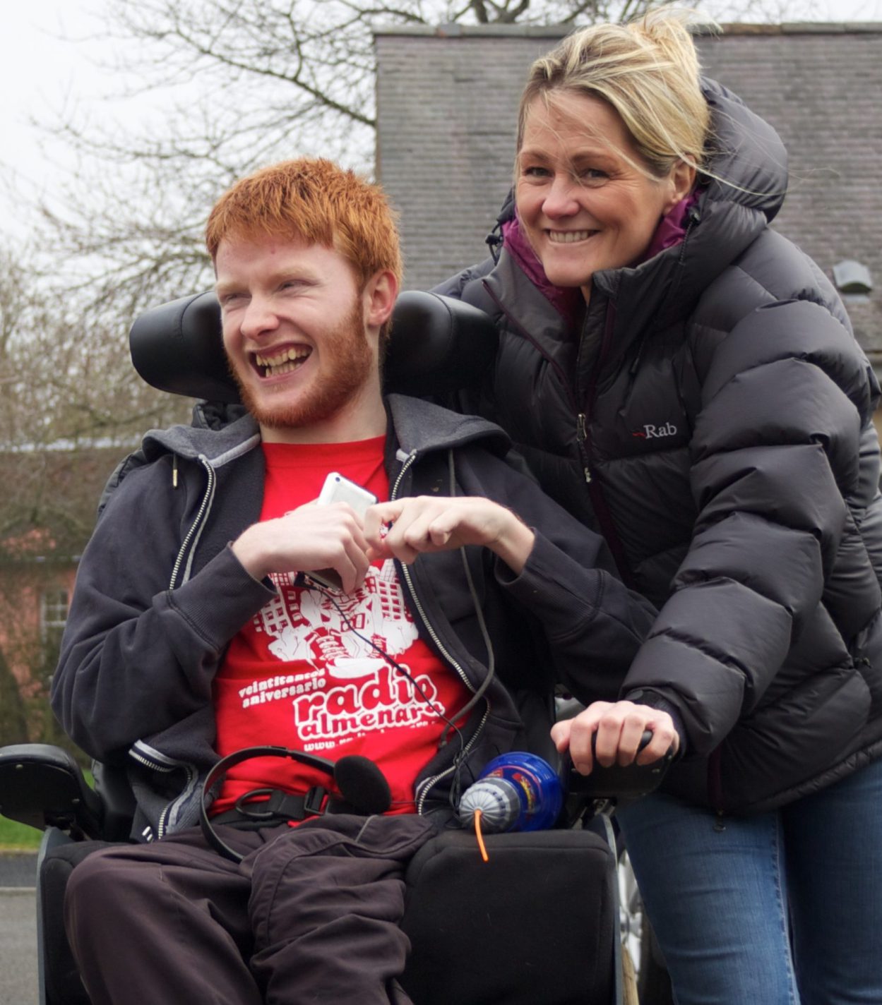 A young man who is supported by an Aberlour residential disability service