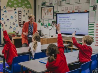 Children at school