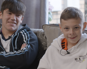 Aberlour supported Brandon and Scott to return home to their mum after years in foster care